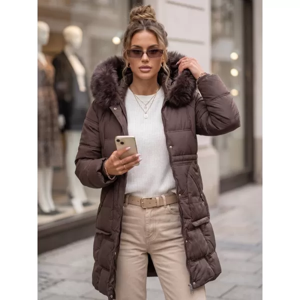  Ženska jakna DSTREET TY5822 RJAVA 