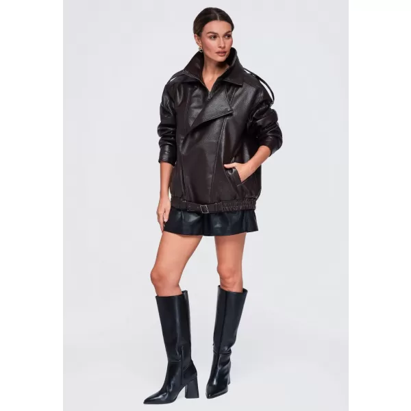  Ženska jakna OMBRE OW-JAFL-0138 RJAVA 
