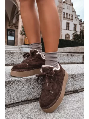 Ženski čevlji BIG STAR SHOES UU274188 RJAVE/BEŽ SENCE