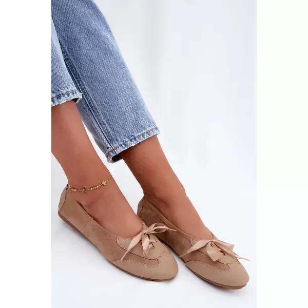  Ženske balerinke BOTO 8531 KAKI 