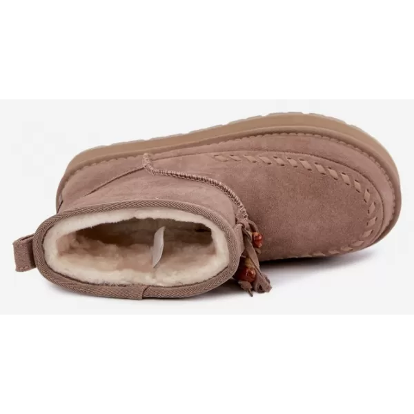  Ženski čevlji BIG STAR SHOES UU274679 BEŽ 