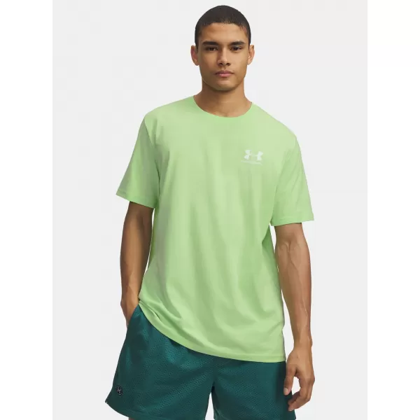  Moška majica s kratkimi rokavi UNDER ARMOUR M SPORTSTYLE LC SS 1326799-712 ZELENA 