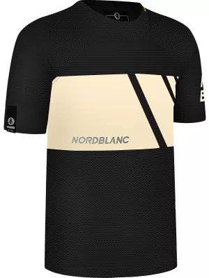 Moška funkcionalna kolesarska majica NORDBLANC MUD NBSMF8083 ČRNA