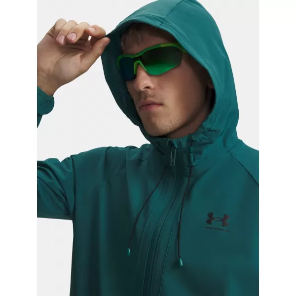  Moška jakna UNDER ARMOUR VIBE WOVEN JACKET 6003001-338 ZELENA 