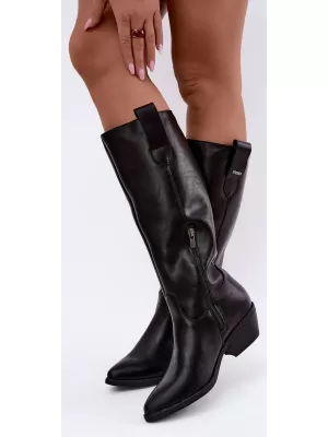 Ženski škornji BIG STAR SHOES UU274521 ČRNA