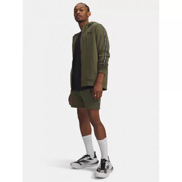  Moške kratke hlače UNDER ARMOUR ICON FLEECE SHORT TAPING 1390299-391 ZELENA 