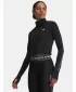Ženska majica s kratkimi rokavi UNDER ARMOUR TECH BRANDED 1/2 ZIP 6009988-001 ČRNA