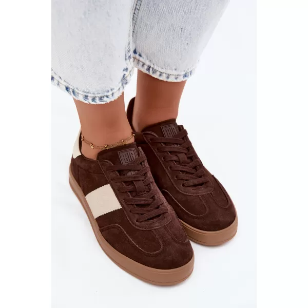  Ženske superge BIG STAR SHOES UU274008 RJAVA/BEŽ 