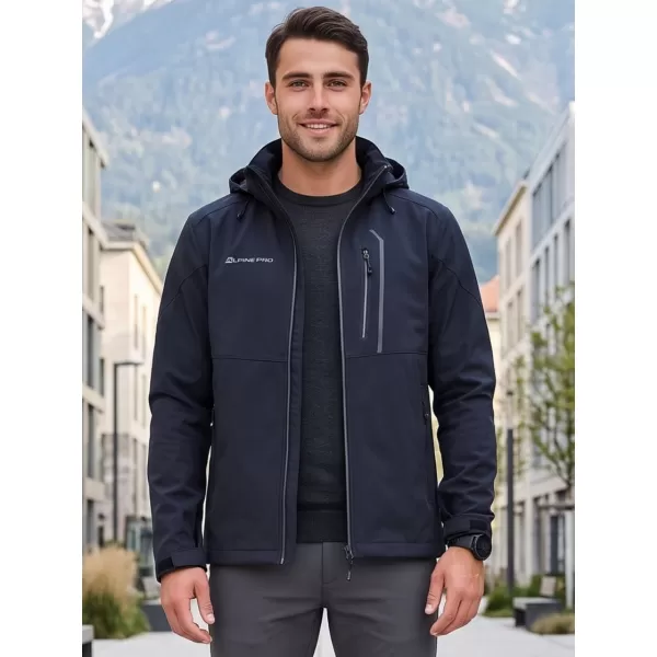  Moška softshell jakna ALPINE PRO GEDER NAVADE 