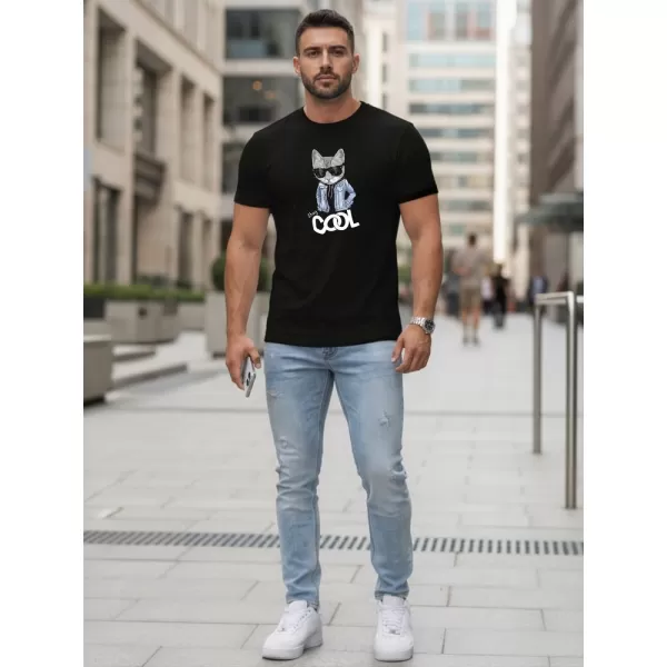  Moška majica s kratkimi rokavi DSTREET NX5018R-BK ČRNA 