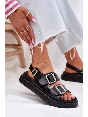 Ženske sandale BIG STAR SHOES RR274662 ČRNA