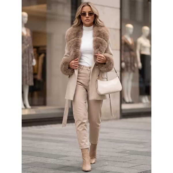  Ženski plašč DSTREET TY6078 BEŽ 