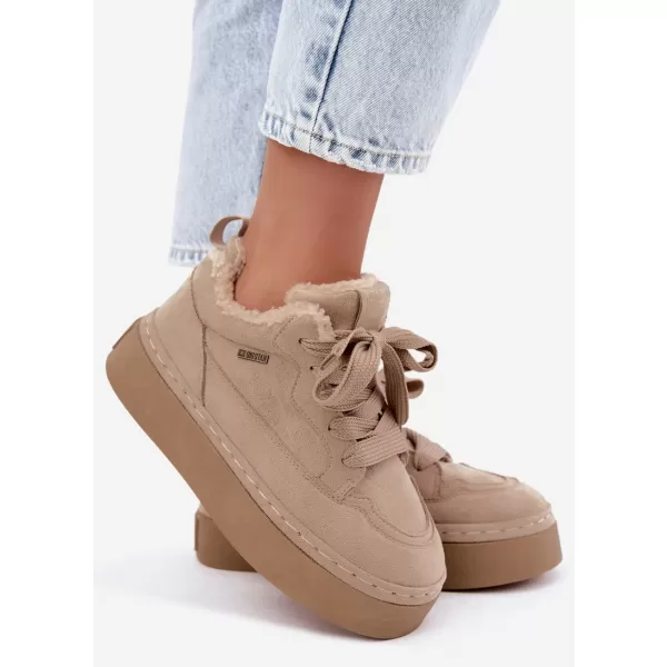  Ženski snežaki BIG STAR SHOES UU274187 BEŽ 