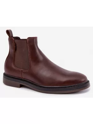 Moški čevlji BIG STAR SHOES UU174279 RJAVE/BEŽ SENCE