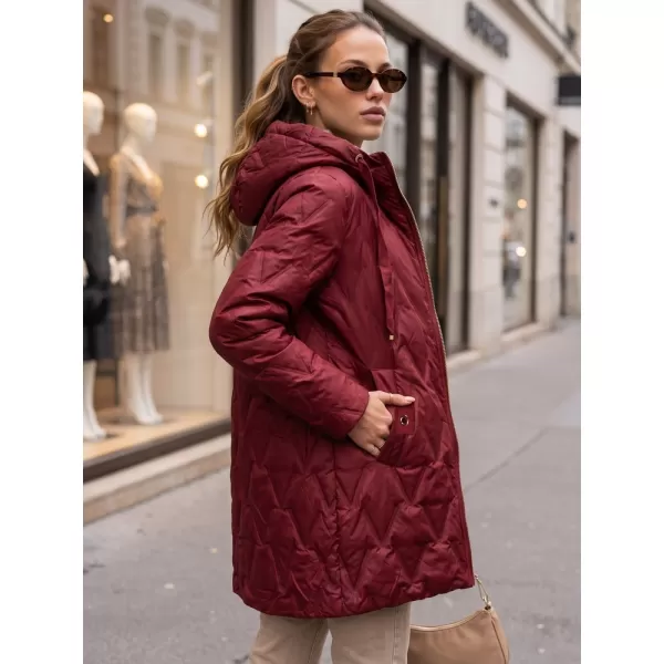  Ženska jakna DSTREET TY5771 BORDO 