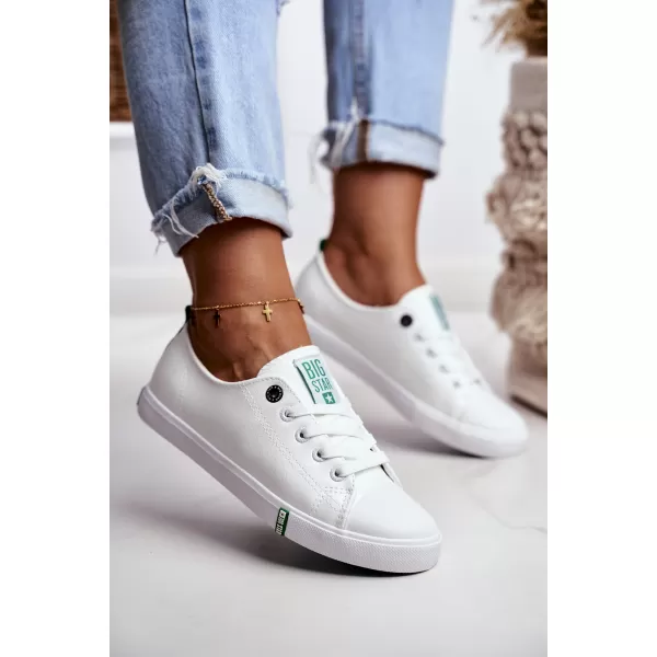  Ženske superge BIG STAR SHOES GG274006 BELA/ZELENA 