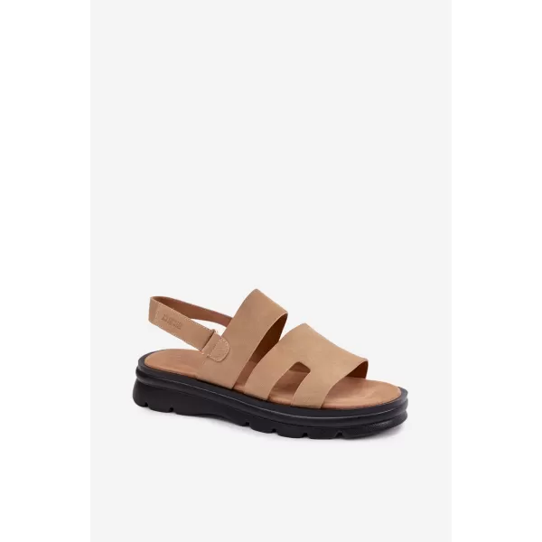  Ženske sandale BIG STAR SHOES TT274482 BEŽ 