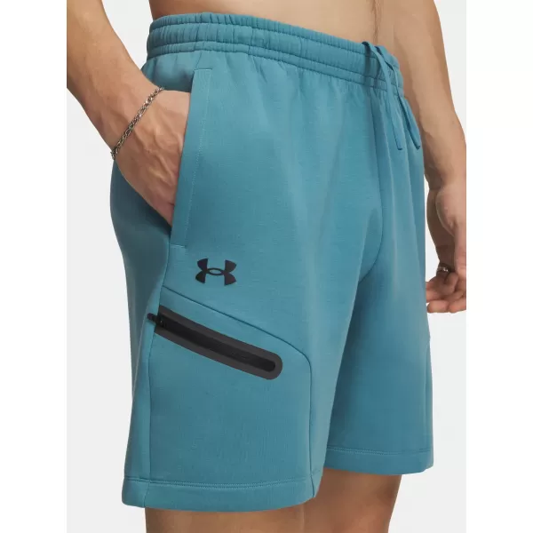  Moške kratke hlače UNDER ARMOUR UA UNSTOPPABLE FLC SHORTS 1379809-466 MODRA 