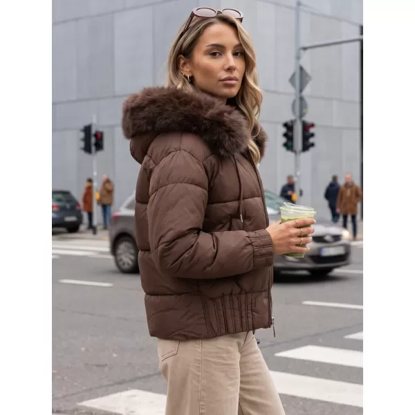  Ženska jakna DSTREET TY5829 RJAVA 