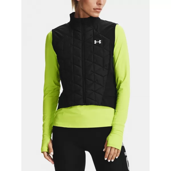  Ženski telovnik UNDER ARMOUR CG REACTOR RUN STORM VEST 1355811-001 ČRNA 
