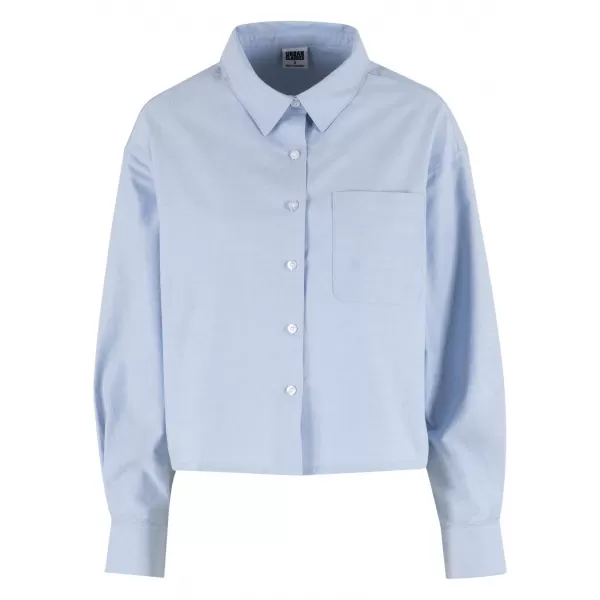  Ženska srajca URBAN CLASSICS TB8170 SVETLO OBZORJE MODRO 