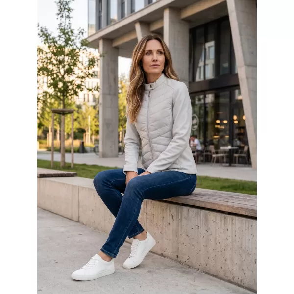  Ženska hibridna jakna MALFINI PREMIUM CROSS 556 SREBRNO SIVA 