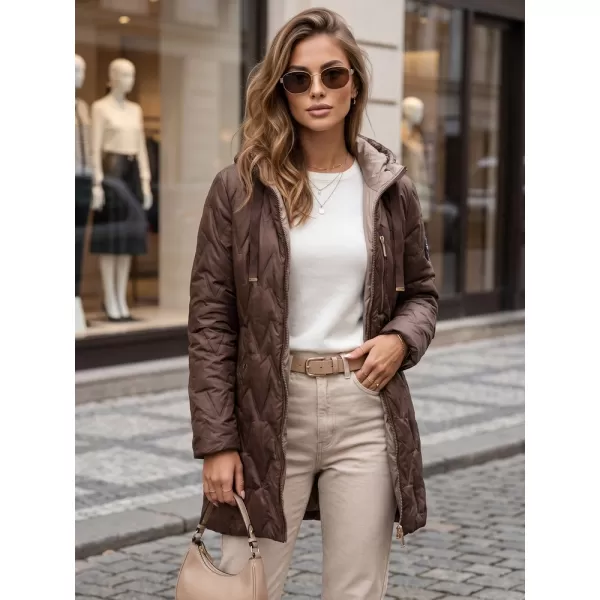  Ženska jakna DSTREET TY5769 RJAVA 