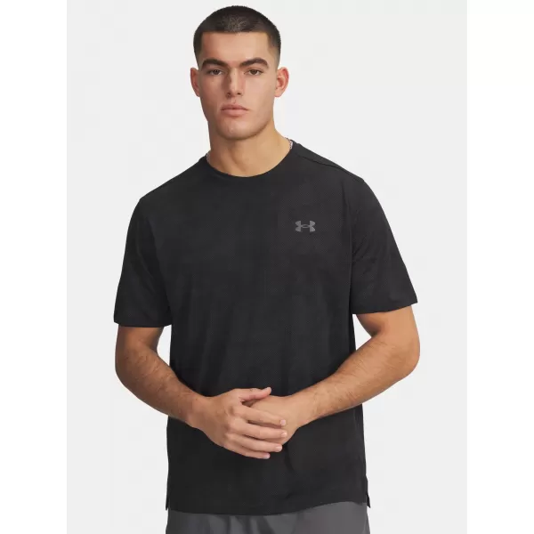  Moška majica s kratkimi rokavi UNDER ARMOUR TECH VENT JCQRD SS 1390047-001 ČRNA 