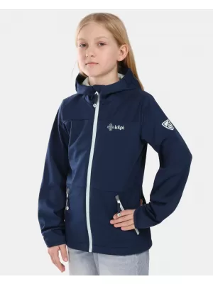 Dekliška softshell jakna KILPI ONTAVIA-JG 1J0104KI TEMNO MODRA