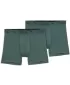 Moške boksarice PUMA SPORT MICROFIBER BOXER 2P 93552016 ZELENA