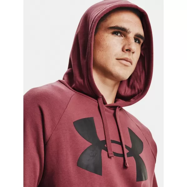  Moški pulover UNDER ARMOUR RIVAL FLEECE BIG LOGO HD 1357093-652 RDEČA 