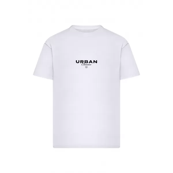  Moška majica s kratkimi rokavi URBAN CLASSICS TB8665 BELA 