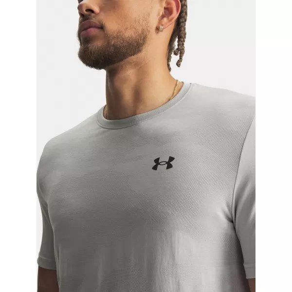  Moška majica s kratkimi rokavi UNDER ARMOUR VANISH ELITE SMLS SS CAMO 6010589-069 SIVA 