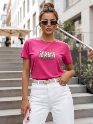 Ženska majica s kratkimi rokavi DSTREET NX5031RY ROZA