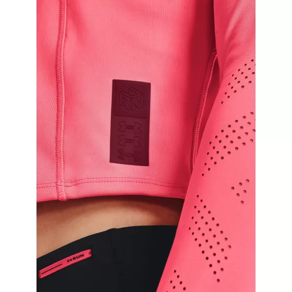  Ženska majica s kratkimi rokavi UNDER ARMOUR UA RUN ANYWHERE LASER LS 1365641-819 ROZA 