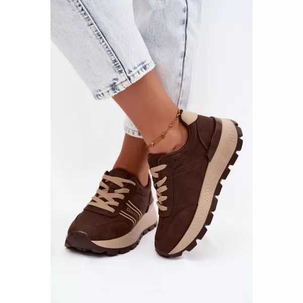  Ženske superge BIG STAR SHOES UU274040 RJAVA/BEŽ 