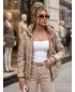 Ženska jakna DSTREET TY5780 KARAMELA