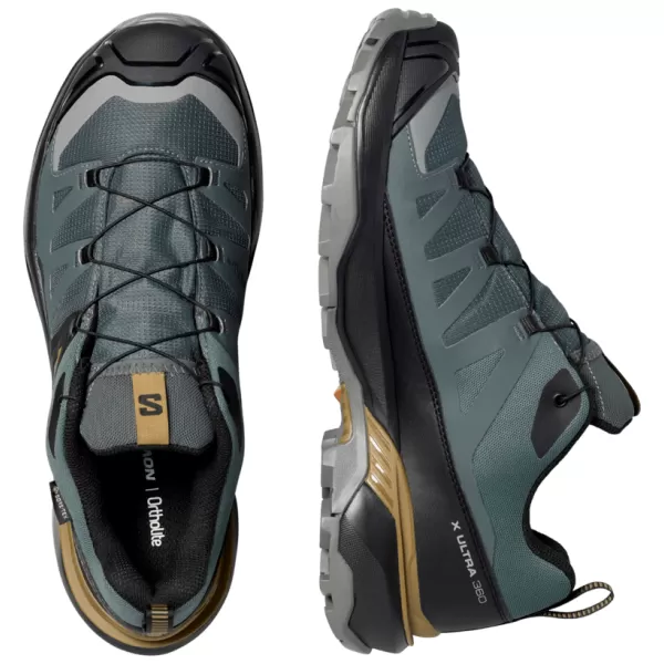  Moški čevlji SALOMON X ULTRA 360 GORE-TEX L49101700 URBANI ŠIK/ČRNA/BRILJANTNO OLIVNA 