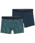 Moške boksarice PUMA MEN GRAPHICAL PRINT BOXERS 2P 94780403 ZELENA KOMBINACIJA
