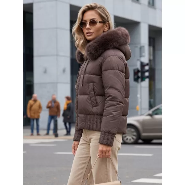  Ženska jakna DSTREET TY5831 RJAVA 