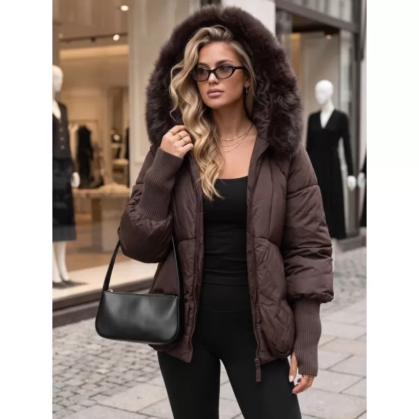  Ženska jakna DSTREET TY5993 RJAVA 