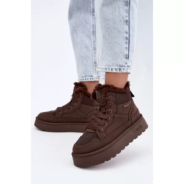  Ženski čevlji BIG STAR SHOES UU274168 RJAVE/BEŽ SENCE 