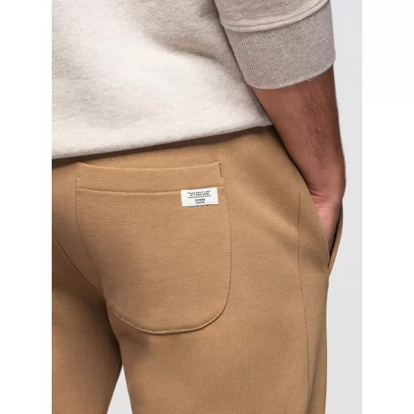 Moške trenirke OMBRE OM-PABS-0304 RJAVA 