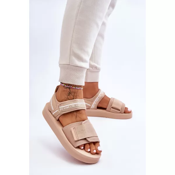  Ženske sandale BIG STAR SHOES LL274787 BEŽ 