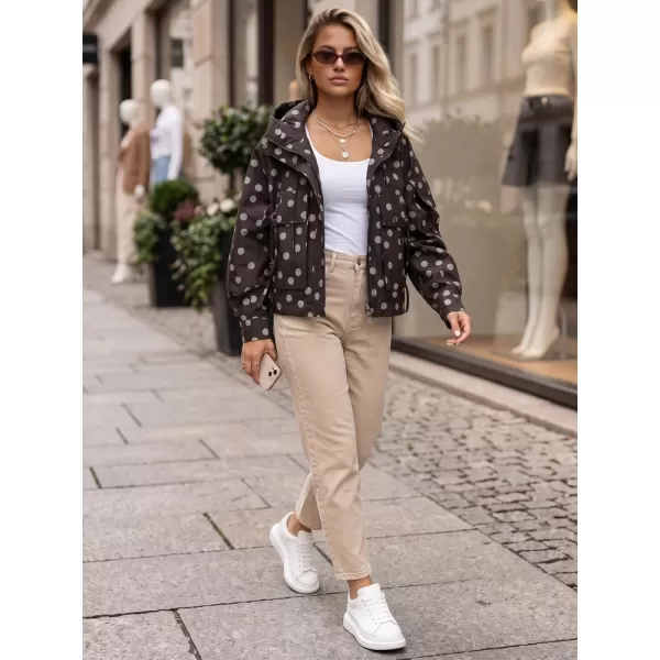  Ženska jakna DSTREET TY6036 RJAVA 