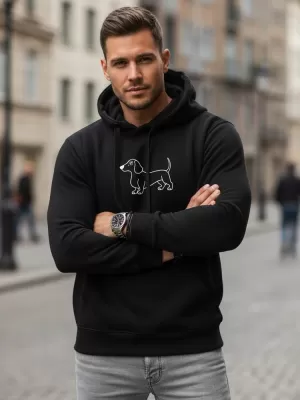 Moški pulover DSTREET NX0221B-BK ČRNA