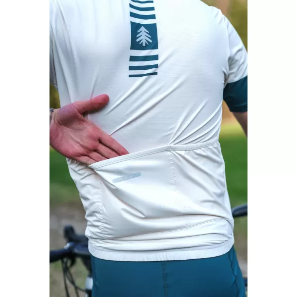  Moški kolesarski dres NORDBLANC STEER NBSMF8080 BEŽ 