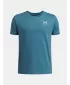 Fantovska majica s kratkimi rokavi UNDER ARMOUR B SPORTSTYLE LC SS 1389962-466 MODRA