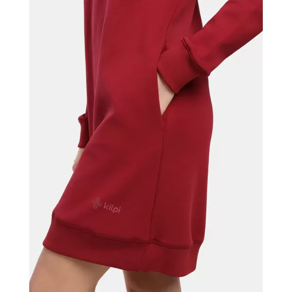  Ženski pulover KILPI HEYDEN-W 1L0209KI TEMNO RDEČA 
