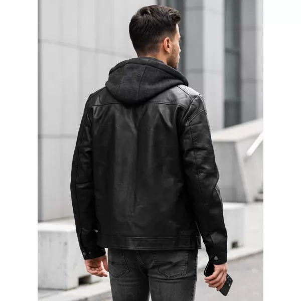  Moška jakna DSTREET TX5149 ČRNA 